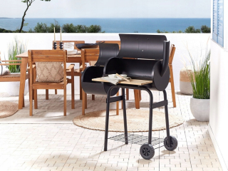 Gril na drevené uhlie - Rohož pod grilom BBQ 120x80 cm ochranné