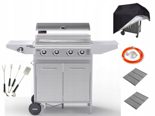 Plynový gril - 5in1 liatinový plyn z nehrdzavejúceho plynu