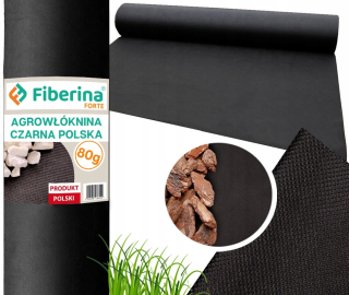 Agrotextília - Hrubá látka agrotextilná mulčovanie čiernej 1,1 x 100 m 80g záhradná podložka