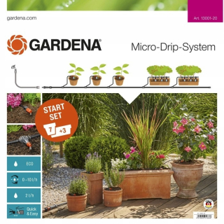 Bazénová hadica k čerpadlu - Základná súprava Micro-Drip-Systém Gardena pre kvetináče 13001