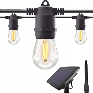 Solárna zapichovacia záhradná lampa - Girland Solar Lamp Garden Lamps 20 LED 20 m