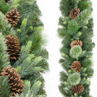 Vianočná girlanda s kužeľmi 260 cm