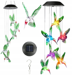 Solárna zapichovacia záhradná lampa - Garland girlanda solárna navíjač bloy
