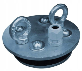 Hlavica, poklop na studňu - Hlava pod švédsky konektor pre potrubie 110