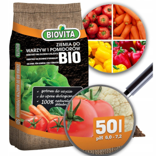 Záhradná pôda - Ready Ground Bio Zem pre zeleninové paradajky 50 l