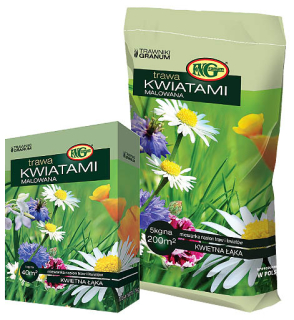 Granum kvety maľované 5 kg trávy Semená lúka