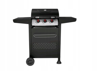 Plynový gril - Záhradné krb 2in1 gril Ø80cm Staroveký štýl