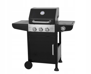 Plynový gril - Záhradný plynový gril 11,5 kW 4 Poličky Horáky