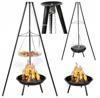Záhradné ohnisko - 3xl krb pre Smokehouse 2 kolenné potrubia súpravy