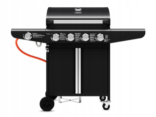 Plynový gril - Plynový gril rzuly v1 čierny 16 kw 5 horákov