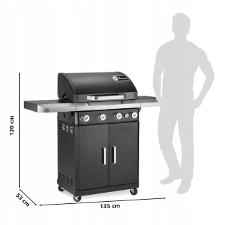 Plynový gril - Mriežku za vybudovanie grilu 70x50 cm - fi 5 mm