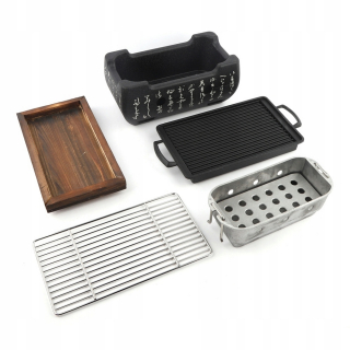 Gril na drevené uhlie - Master Grill & Party Carbon Grill 6,9 x 6,9 cm