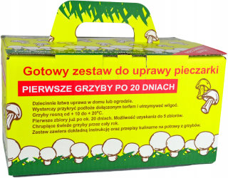 Huby na pestovanie - Huby doma záhrada Huby biele mycelium zem 5 kg