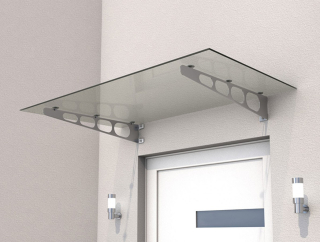 Gutta Lt Glass 140 strecha nad laminovanými dverami