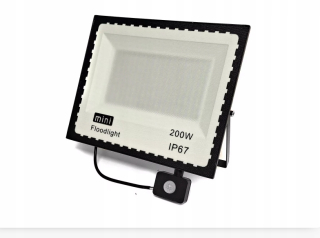 Záhradné halogény - Halogén 200 v LED senzor
