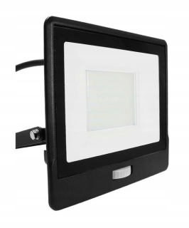 Záhradné halogény - Halogénové LED neutrálne V-TAC 50W VT-158S-1 Senzor pohybu