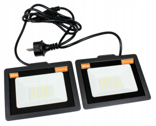 Osvetlenie na jazierko, rybník - Konštrukcia LED 2x50W+kábel 1,5 m farbu studený