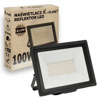 Záhradné halogény - Halogénové LED železné svetlo 100 W ekonomická lampa
