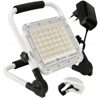 Záhradné halogény - HALOGÉNOVÁ VÝKONNÁ PRENOSNÁ BATÉRIA LED LAMPA 60W