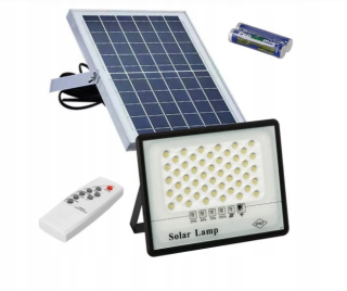 Uličná lampa - HALOGÉNOVÉ SOLÁRNE LED SVETLO 400W + DIAĽKOVÉ OVLÁDANIE SO SÚMRAKOVÝM SENZOROM
