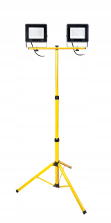 Záhradné halogény - Halogénové LED svetlo svetlome 2x 50W IP65 + statív 155 cm