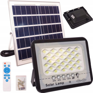 Uličná lampa - SOLÁRNY HALOGÉN SO SNÍMAČOM SÚMRAK 200W DIAĽK