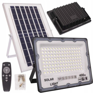 Uličná lampa - SOLÁRNY HALOGÉN SO SNÍMAČOM SÚMRAK 400W DIAĽK