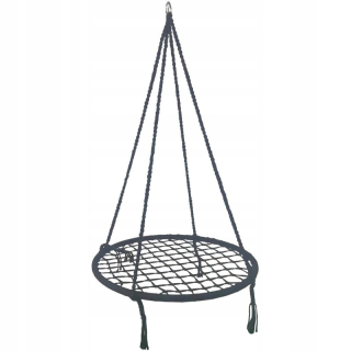 Závesné hojdacie kreslo - Openwork Hammock Swing 80cm Grey #H1