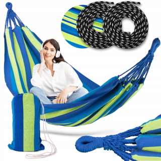 Hamak do záhrady - Hammock Bujak 200x100cm záhrada veľká +sofistická taška na sofotel