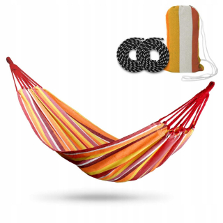 Záhradná hojdacia sieť hamak - Single Hammock Garden Rocker Strong 200x100 cm