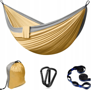 Hamak do záhrady - Záhradná hojdačka pre Bitiwend Yellow Camping 300 kg 300 cm x 200 cm