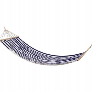 Záhradná hojdacia sieť hamak - Záhradná hojdačka s pruhmi xxl 1 osoba 200x80cm