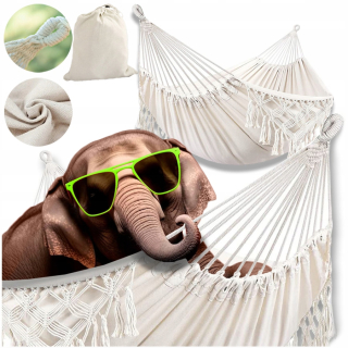 Hamak do záhrady - Záhradná hojdacia hojdačka závesný boho bujak Deckchair Swing