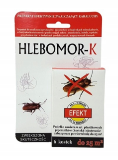Repelent proti hmyzu - Hlebomor 6 kubických kociek pre šváby Prusaki