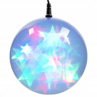 Holografická LED sfarbená vianočná dekorácia!