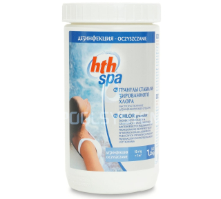 Bazénová chémia - HTH SPA chlór Granules 1,2 kg chlóru pre kúpeľnú vaňu