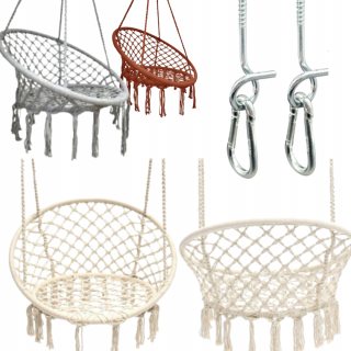 Závesné hojdacie kreslo - Swing Stork zavesenie hniezdo. Montáž záhrady
