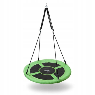 Závesné hojdacie kreslo - Swing 100 cm okrúhle kreslo trvanlivé 150 kg nl