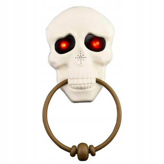 Halloween dvere zvončeky hrozný roh