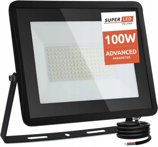 Záhradné halogény - Halogénové LED reflektor podsvietenia 100 W IP65 Slim Premium Strong Superled