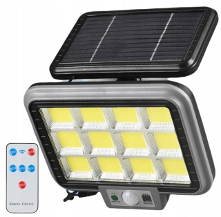 Uličná lampa - Halogénové solárne snímač pohybu 252 LED COB