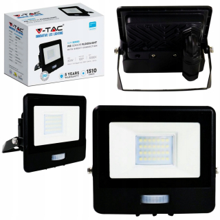 Záhradné halogény - Halogén reflektorový reflektor LED projektor SMD MUFA 20W senzor