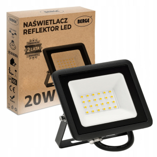 Záhradné halogény - Halogénový LED reflektor 20W = 120W IP65 Premium