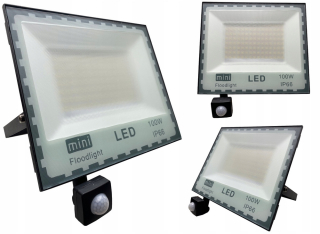 Osvetlenie na jazierko, rybník - Halogénová lampa LED 100 W oneskorenia od mája senzor