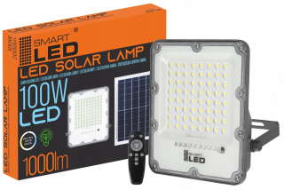 Záhradné halogény - LED solárne halogénové LED RAST so 100 W senzorom
