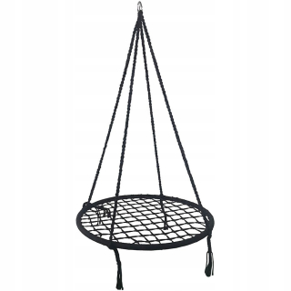 Závesné hojdacie kreslo - Hammock Openwork 80cm Black 1031460 Lummarko!