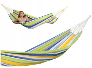 Záhradná hojdacia sieť hamak - Single Hammock Tahiti - Kolibri 200x100cm #T1