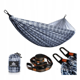 Záhradná hojdacia sieť hamak - Garden Hammag Hammick Veľký ultra -light 275x140 cm