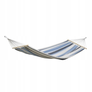 Záhradná hojdacia sieť hamak - Dvojitá hojdačka Samba Marine 210x140 cm #T1