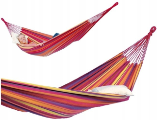 Záhradná hojdacia sieť hamak - Jeden -kus hammock2 kusov 2 m parciane2